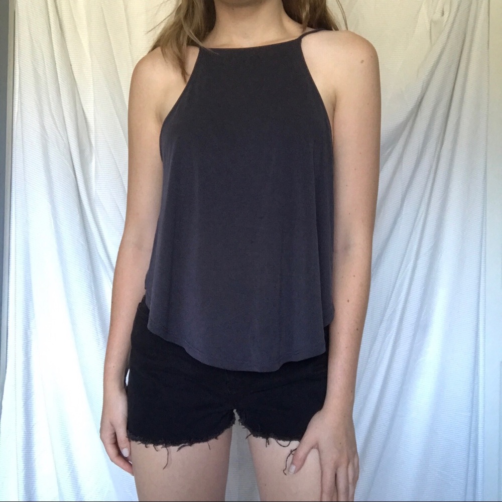 High neck Silence + Noise top